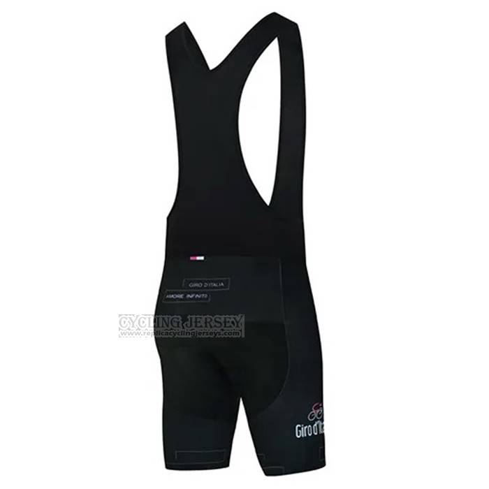 2023 Cycling Jersey Giro D'italy Black Short Sleeve And Bib Short